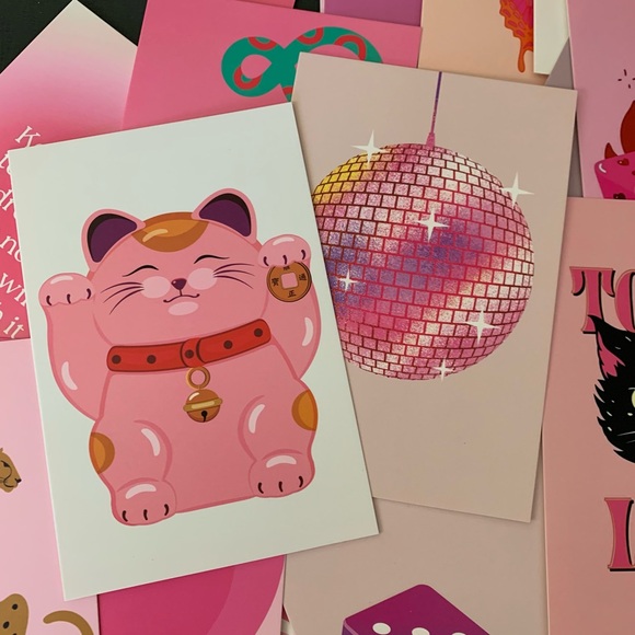 Pink Aesthetic Wall Collage Art Design Kit - New! - Picture 1 of 6